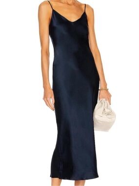 Sablyn Taylor Slip Dress in Navy Blue